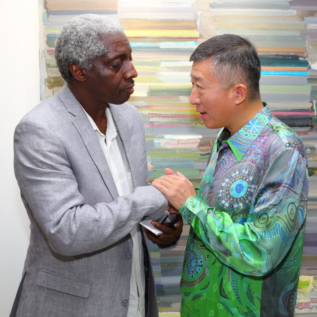 His Excellency TIAN Qi, Ambassador of the People's Republic of China and Prof. Bryan McFarlane