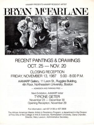 1987-10-25, AAMARP Resident Artist - Bryan McFarlane