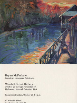 1989-10-23, Jamaican Landscape Paintings, Wendell Street Gallery
