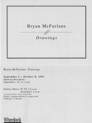 1992-09-02, Weelock College Towne Art Gallery