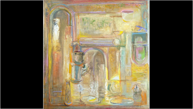 A Sense of Place III, from Turkish Series, 29x28in, Oil on Linen, 1995 A Sense of Place III, from Turkish Series, 29x28in, Oil on Linen, 1995