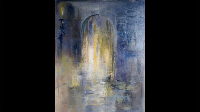 Bath, 60x50in, Oil on Linen, 1995 Bath, 60x50in, Oil on Linen, 1995