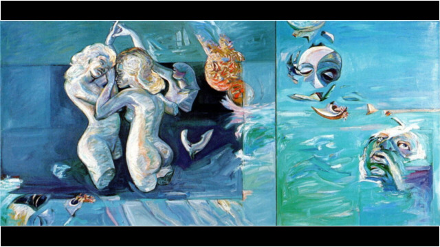 Fragments of Time, 68x110in, Oil on canvas, 1986, Bryan McFarlane (collection of the artist) Fragments of Time, 68x110in, Oil on canvas, 1986, Bryan McFarlane (collection of the artist)