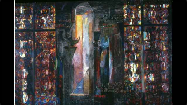 Interior for Yansa from Brazilian Series, Oil on Linen, 1985, Bryan McFarlane Interior for Yansa from Brazilian Series, Oil on Linen, 1985, Bryan McFarlane