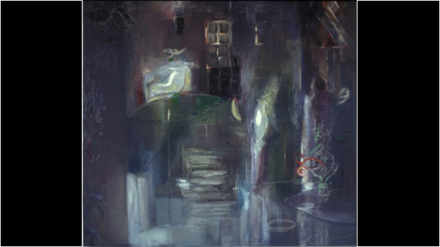 Interior of Mysteries, 70x70in, Oil on Linen, 1997 Interior of Mysteries, 70x70in, Oil on Linen, 1997
