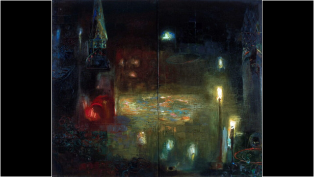 Istanbul Light (from Turkish Series), 70x60in, Oil on Linen, 1995 Istanbul Light (from Turkish Series), 70x60in, Oil on Linen, 1995