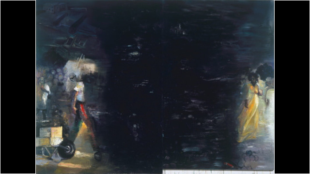 Post Colonial Self Hate, 80x113inches, Oil on Linen, 1999 Post Colonial Self Hate, 80x113inches, Oil on Linen, 1999