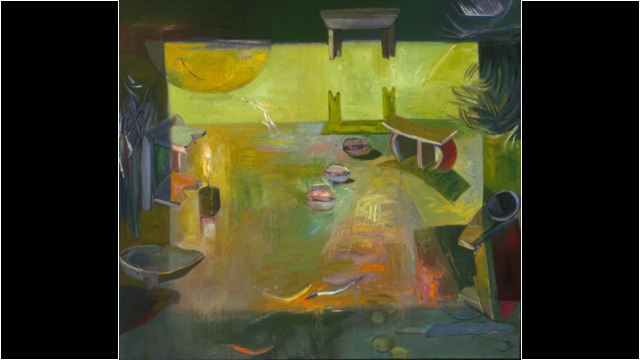 Shrine II, 50x56 inches, Oil on Linen, 1999 Shrine II, 50x56 inches, Oil on Linen, 1999