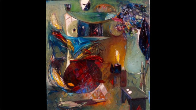 Untitled, from West African Series, Oil on Canvas, 1988 Untitled, from West African Series, Oil on Canvas, 1988