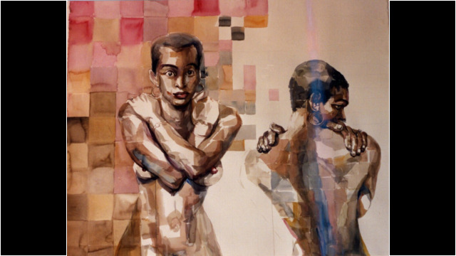 figure water color-Untitled I, 1998 figure water color-Untitled I, 1998